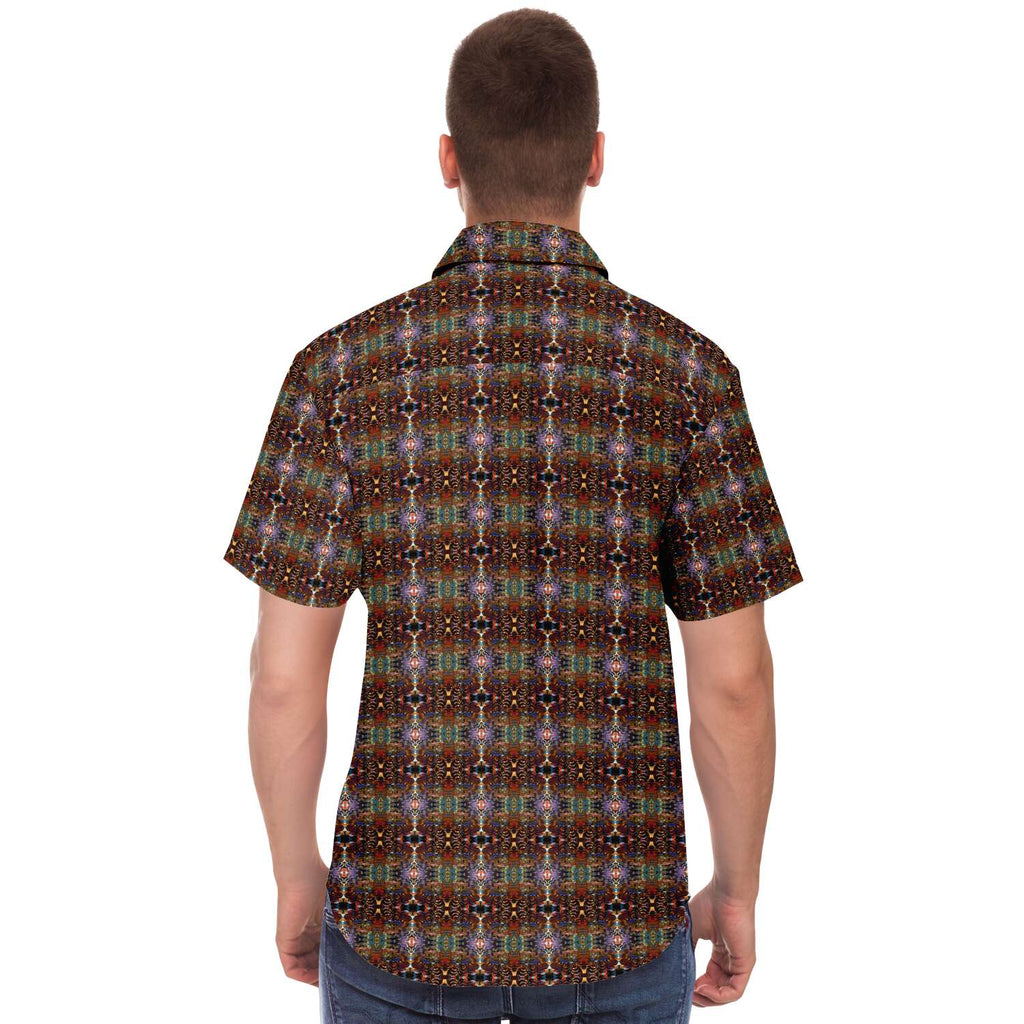 Short Sleeve Button Down Shirt (Woodstock No. 1)
