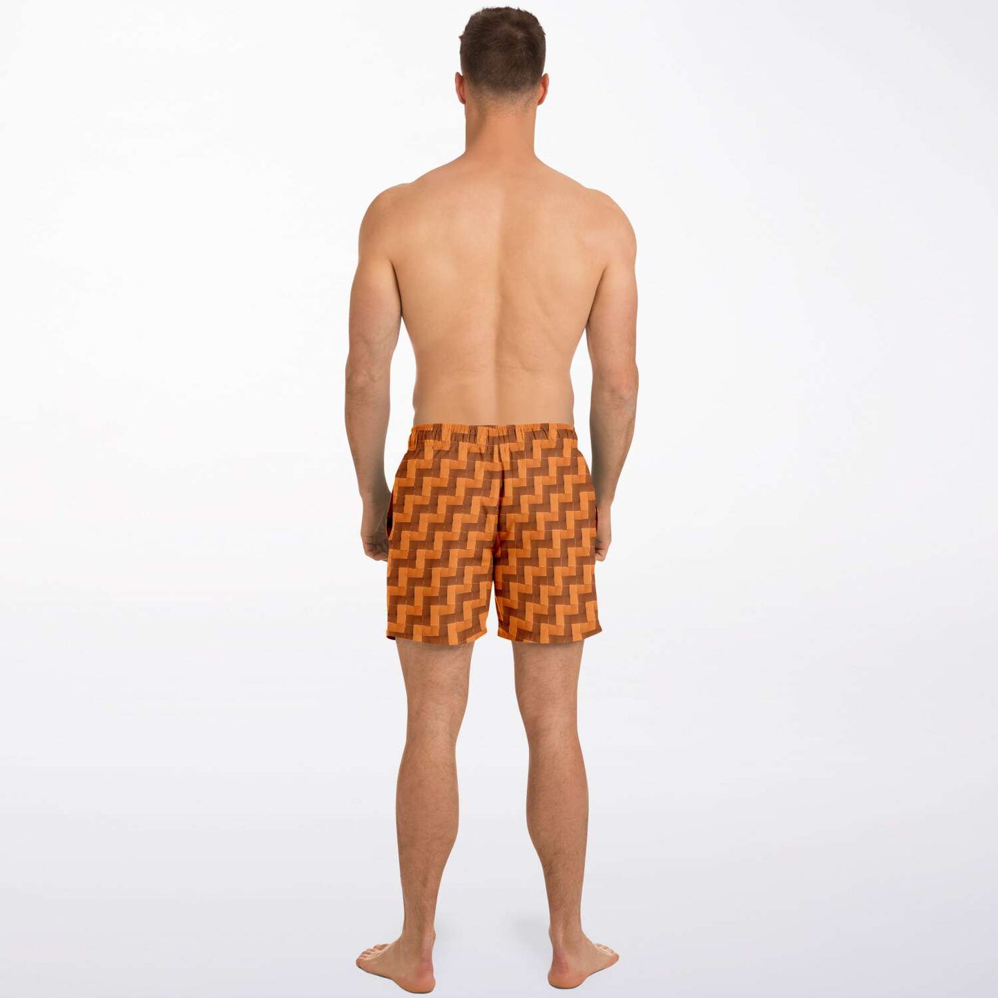 Swim Trunks (Burnt Orange Tiles)