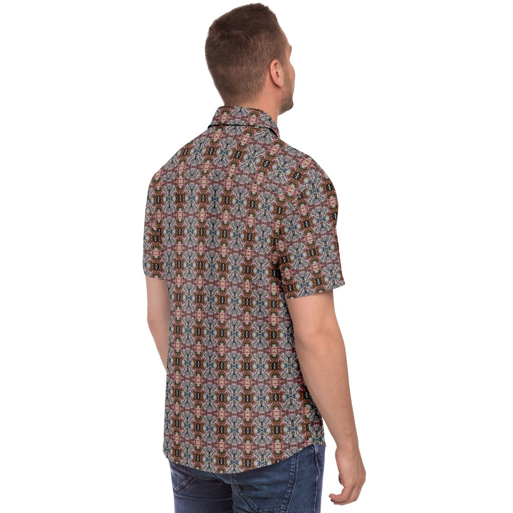 Short Sleeve Button Down Shirt (Artichoke)
