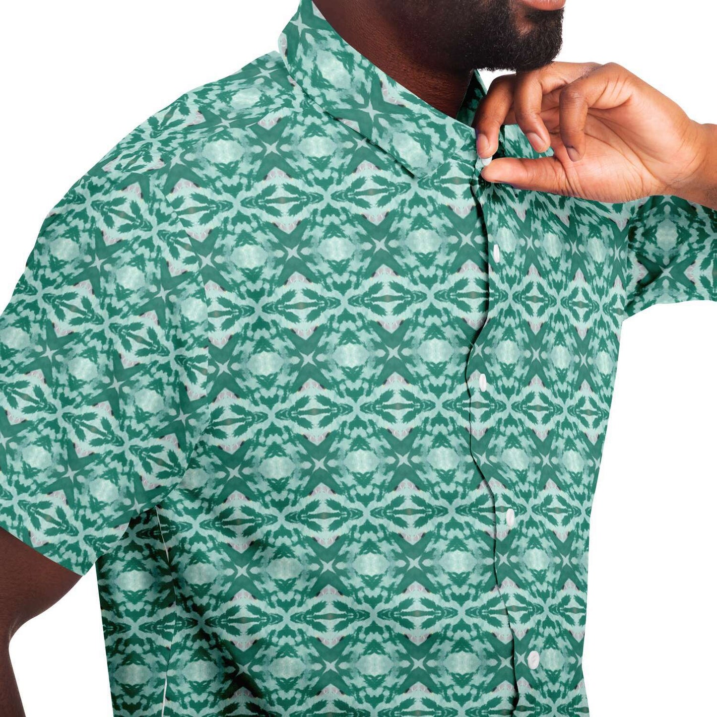 Short Sleeve Button Down Shirt (Neptune)