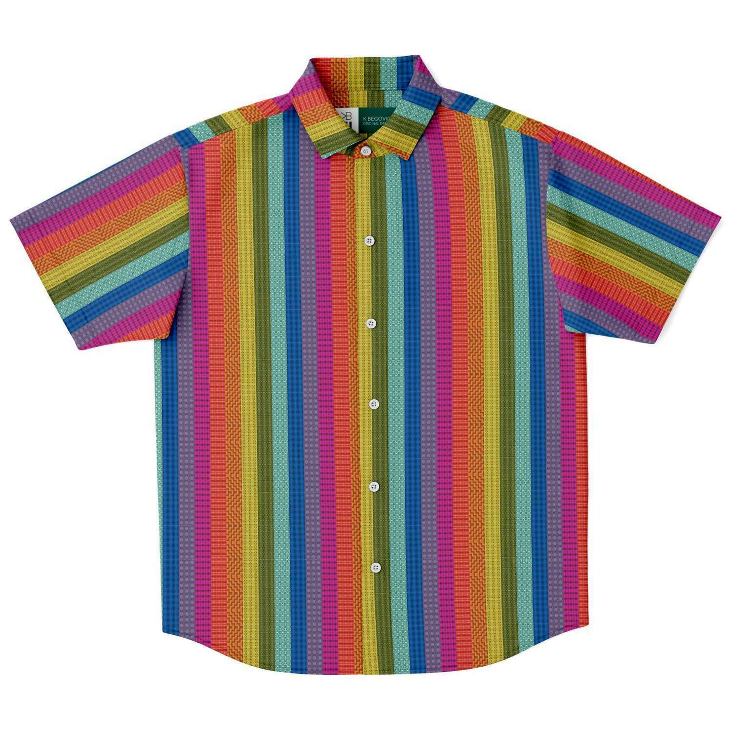 Short Sleeve Button Down Shirt (Pride)