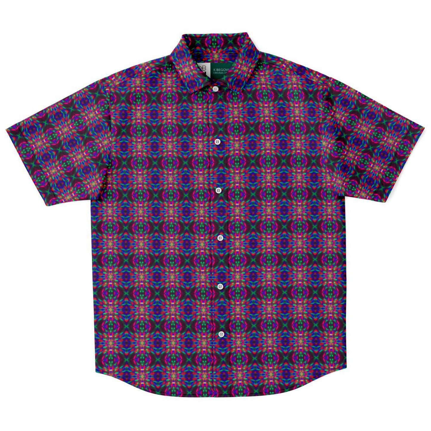 Short Sleeve Button Down Shirt (Disco No. 5)