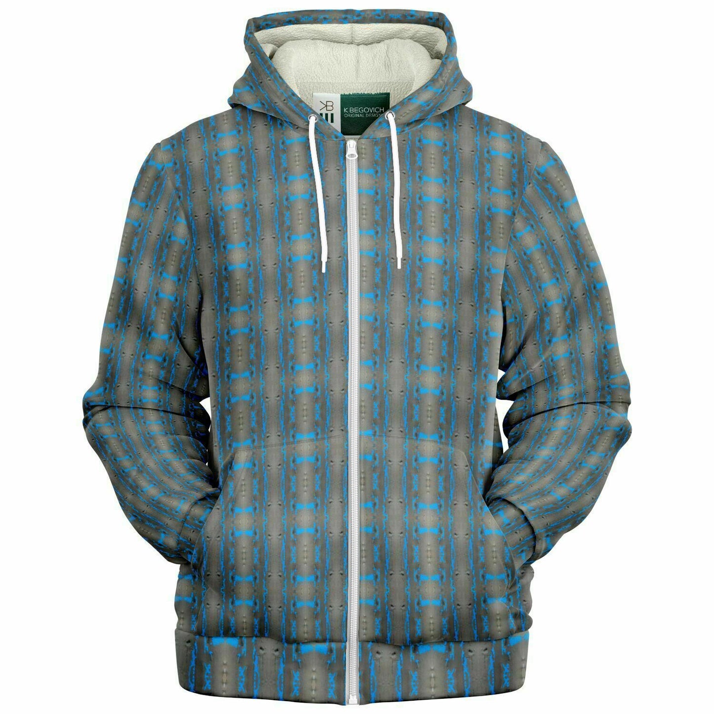 Lined Zip Hoodie (Turquoise No. 2)