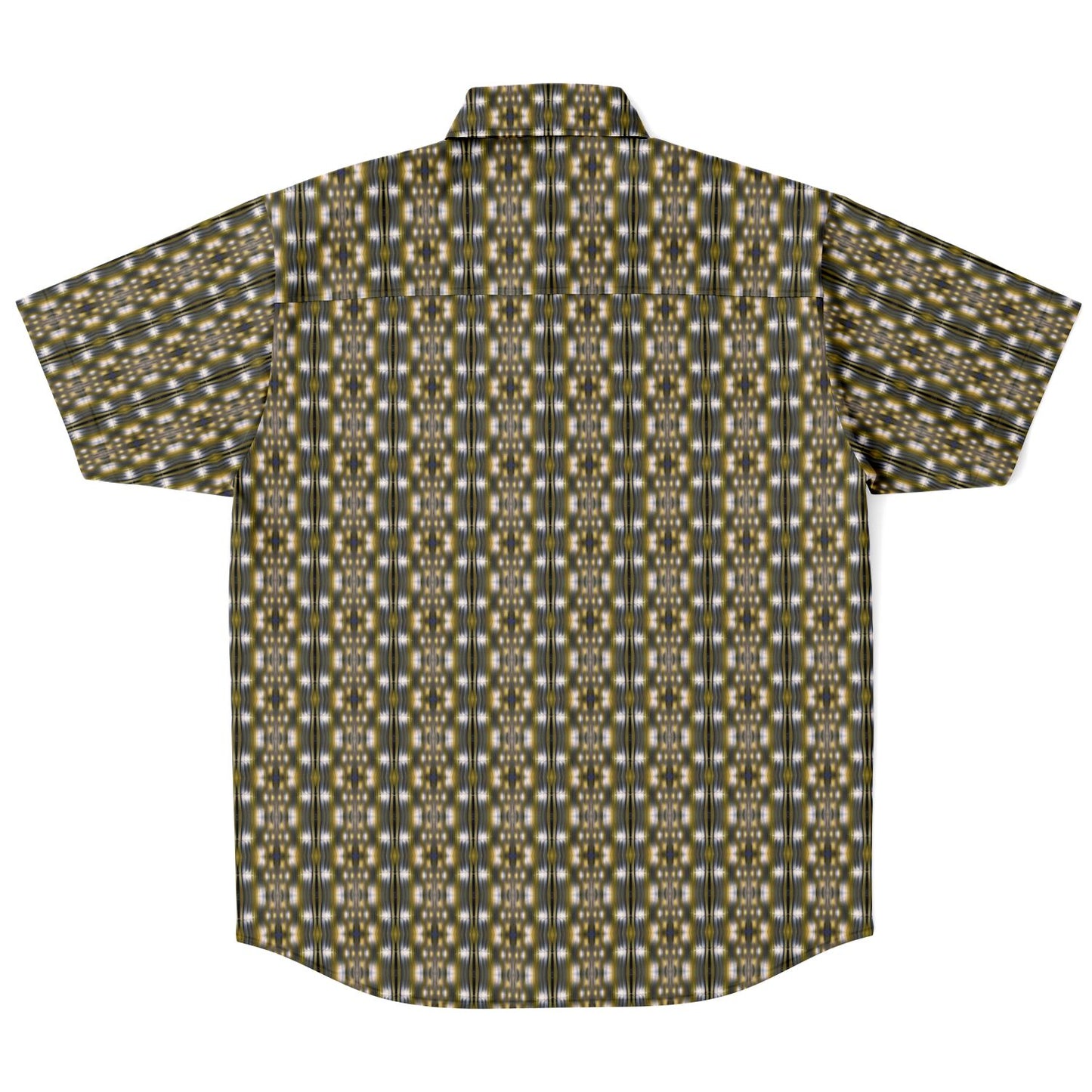 Short Sleeve Button Down Shirt (Yellow Accordion)