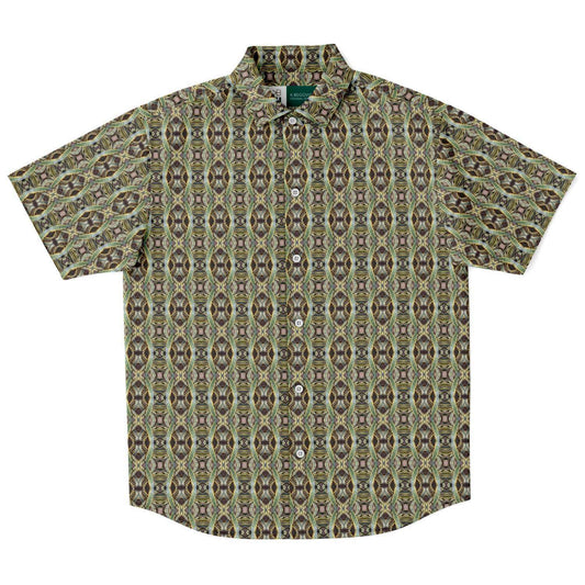 Short Sleeve Button Down Shirt (Nature Weave)