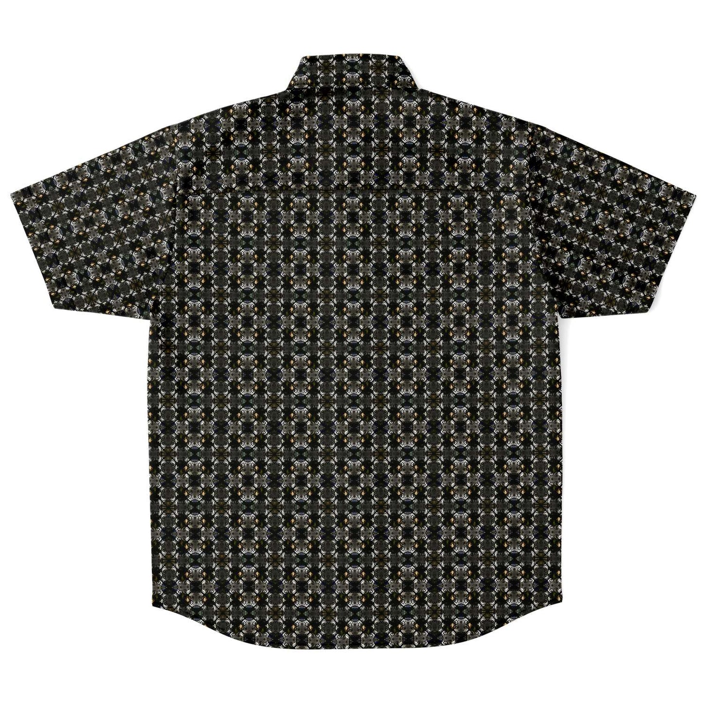 Short Sleeve Button Down Shirt (Jewel Cross)