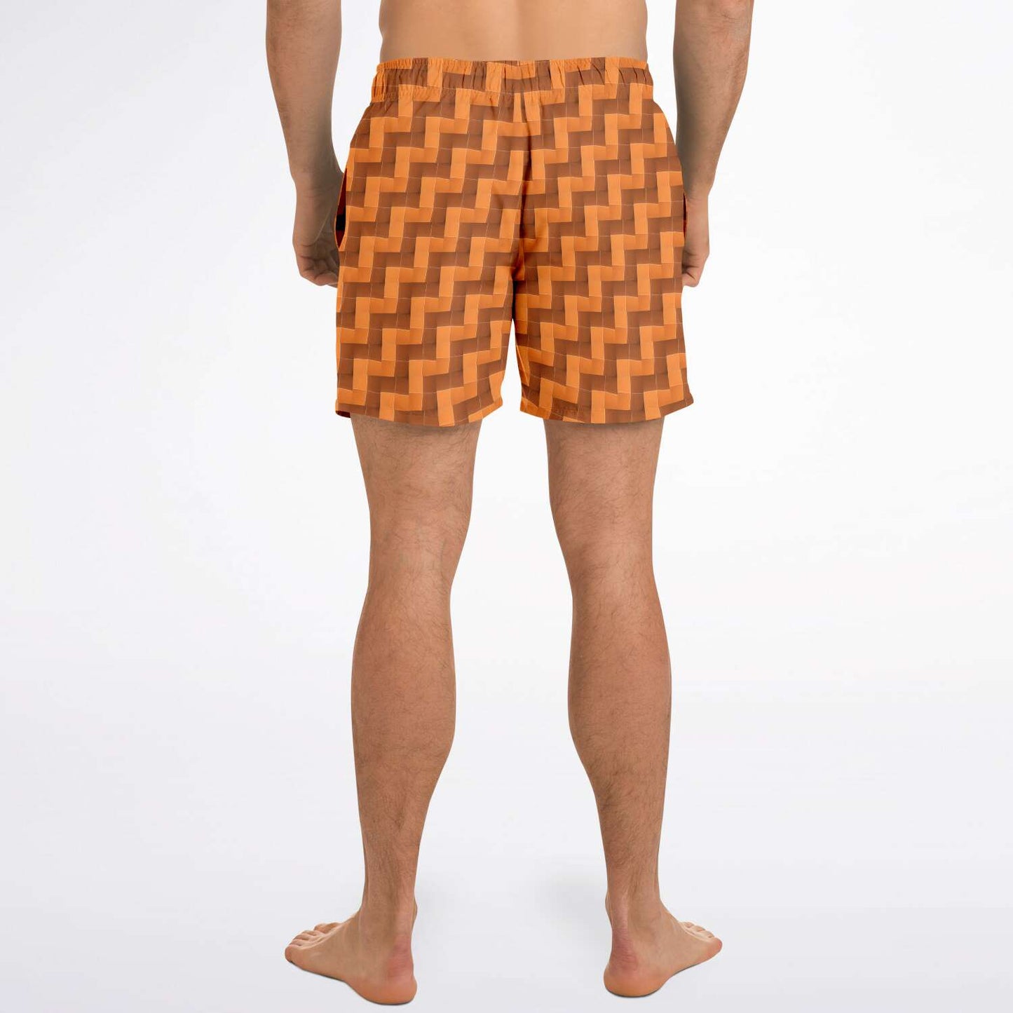 Swim Trunks (Burnt Orange Tiles)