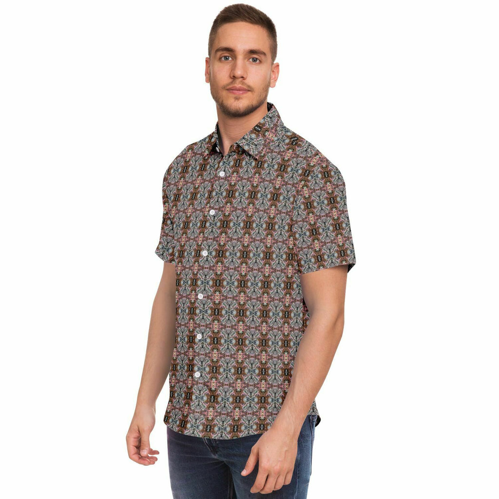 Short Sleeve Button Down Shirt (Artichoke)