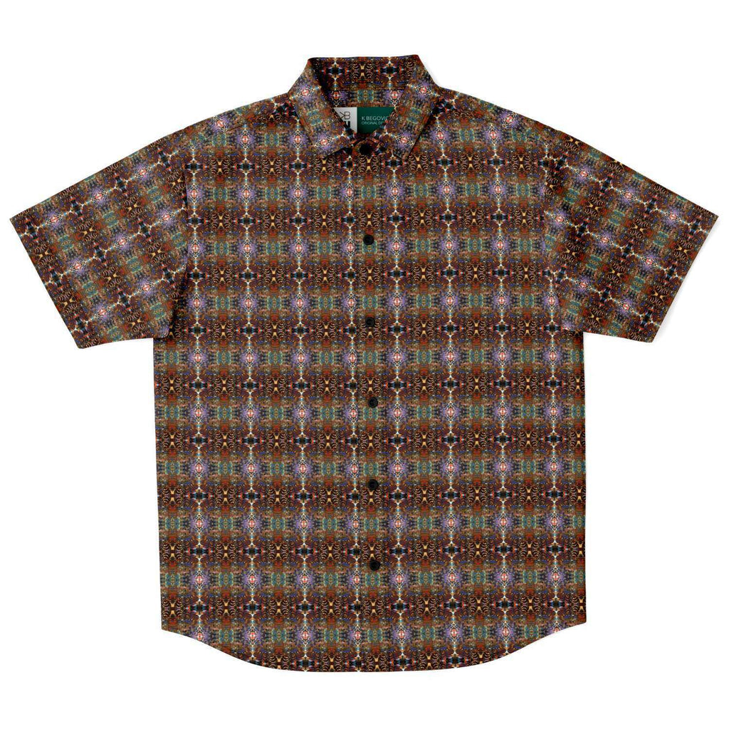 Short Sleeve Button Down Shirt (Woodstock No. 1)