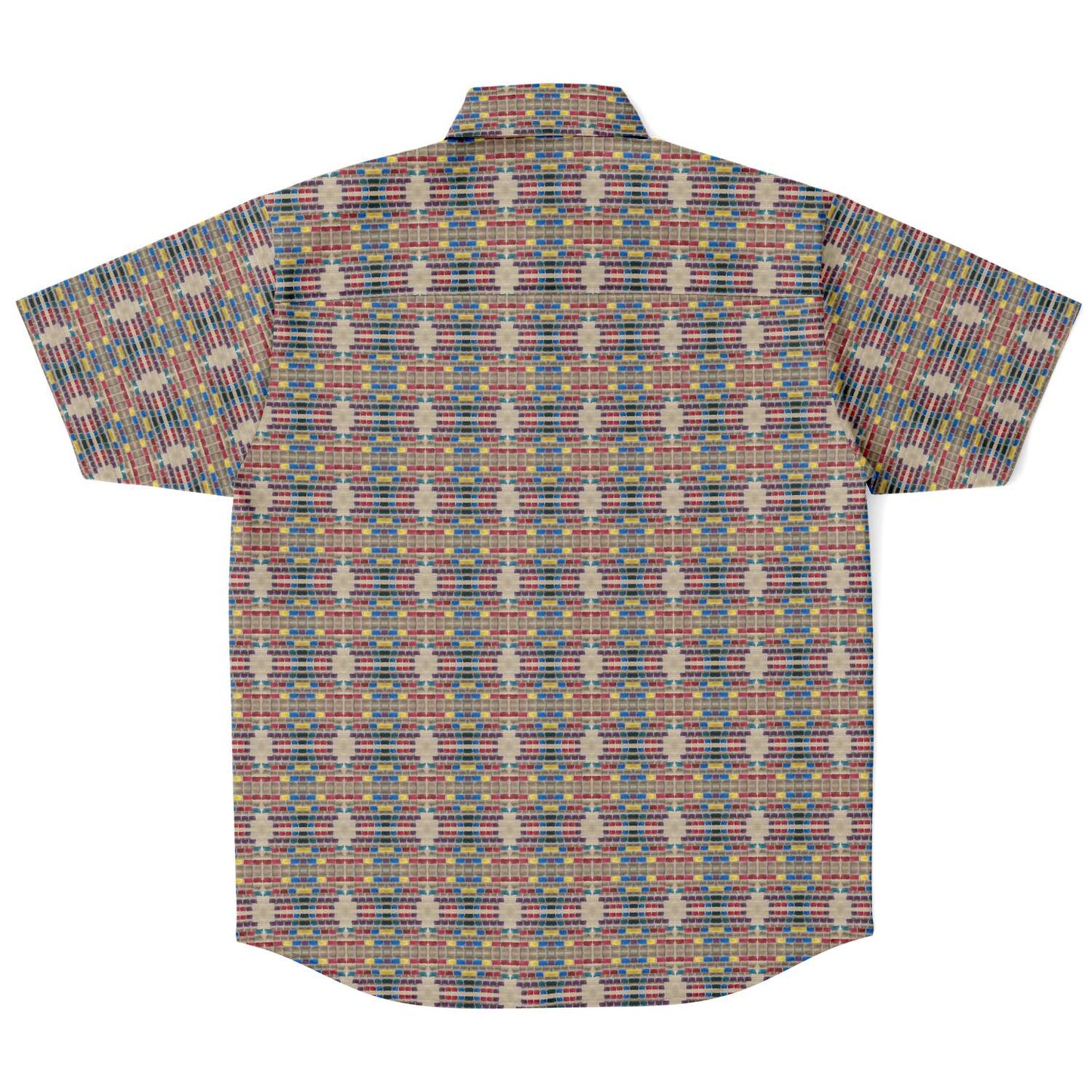 Short Sleeve Button Down Shirt (Mosaic)