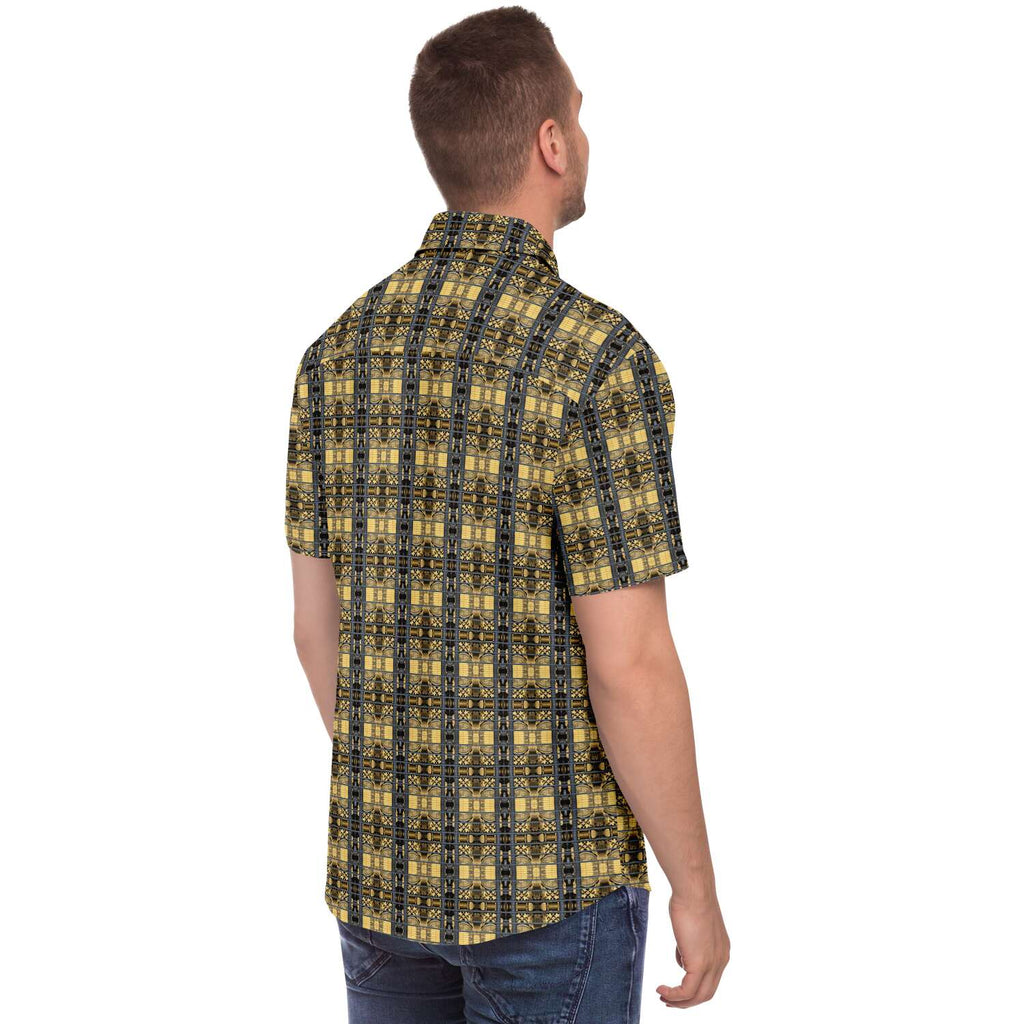 Short Sleeve Button Down Shirt (Antique Machine)
