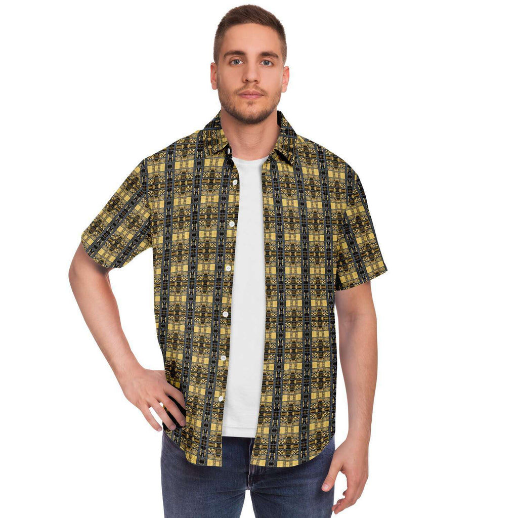 Short Sleeve Button Down Shirt (Antique Machine)