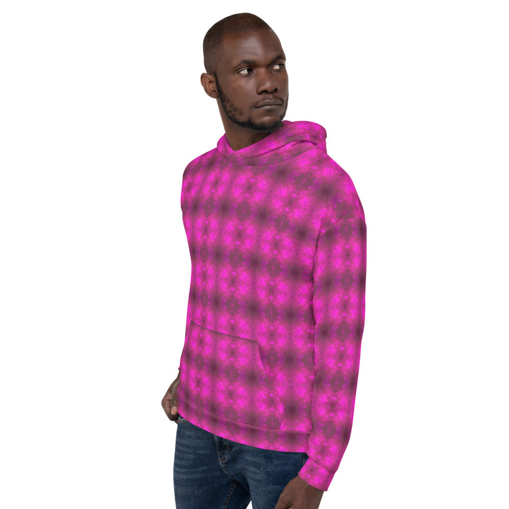 Pullover Hoodie (Fuchsia Parquet)