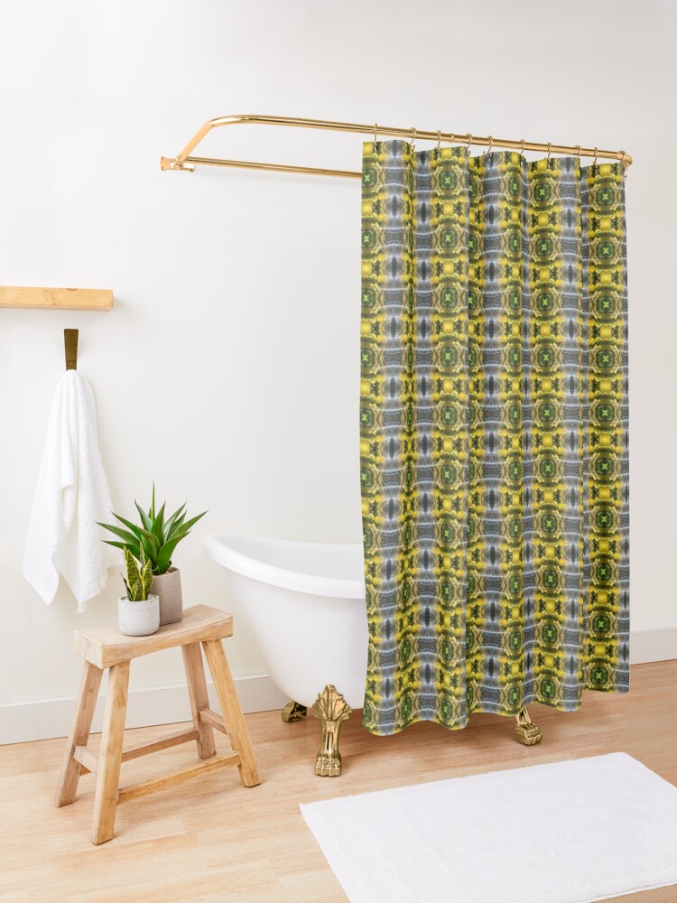 Shower Curtain (Lemon Snakes)