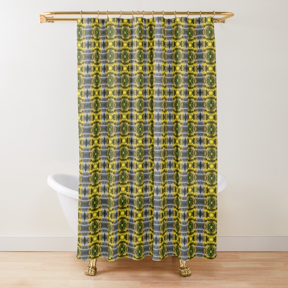 Shower Curtain (Lemon Snakes)