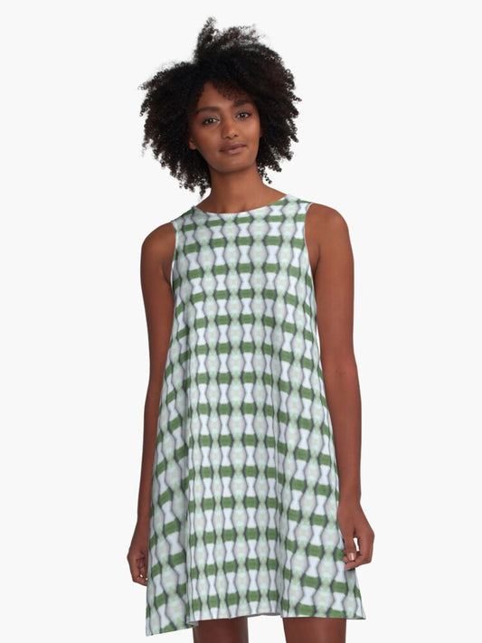 A-Line Dress (Mint Yarn)